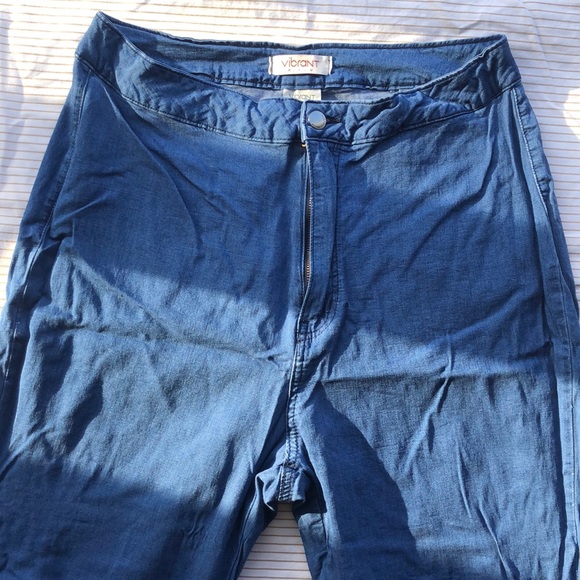 Vibrant Pants - Wide Leg Soft Jeans